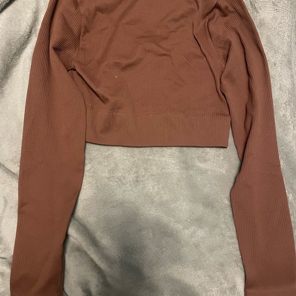 Brown Women's Crop Top - Picture 5 of 5